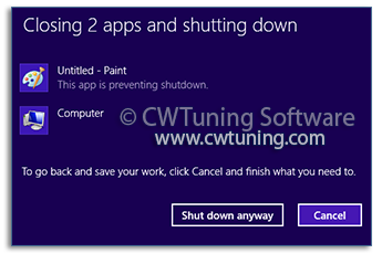 Turn off automatic termination of applications - WinTuning Utilities: Optimize, boost, maintain and recovery Windows 7, 10, 8 - All-in-One Utility