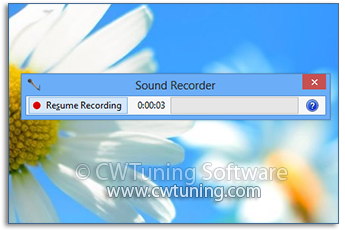 Disable the Sound Recorder - WinTuning Utilities: Optimize, boost, maintain and recovery Windows 7, 10, 8 - All-in-One Utility