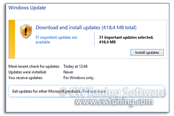 Change the updates detection frequency - This tweak fits for Windows 8