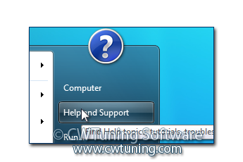 WinTuning 7: Optimize, boost, maintain and recovery Windows 7 - All-in-One Utility - Remove «Help and Support» item