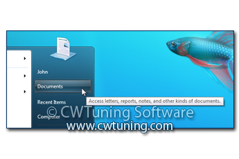 WinTuning 7: Optimize, boost, maintain and recovery Windows 7 - All-in-One Utility - Remove «Documents» item