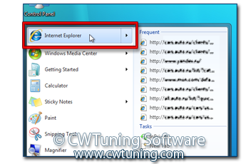 WinTuning 7: Optimize, boost, maintain and recovery Windows 7 - All-in-One Utility - Remove «Pinned programs» list