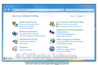 WinTuning 8: Optimize, boost, maintain and recovery Windows 8 - All-in-One Utility - Disable Control Panel