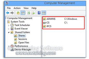 WinTuning: Tweak and Optimize Windows 7, 10, 8 - Disable administrative sharing