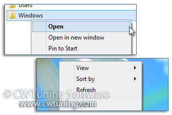 WinTuning: Tweak and Optimize Windows 7, 10, 8 - Disable Desktop and Explorer`s context menu