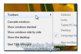 Prevent users from adding or removing toolbars - This tweak fits for Windows 7
