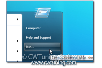 Remove «Run» item - This tweak fits for Windows 7