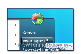 Remove «Default Programs» item - This tweak fits for Windows 7