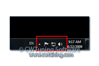 Hide the notification area - This tweak fits for Windows 7