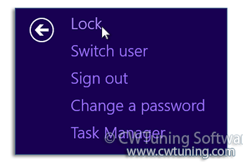 Remove «Lock this Computer» item - This tweak fits for Windows 8