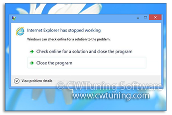 Disable application crash message - This tweak fits for Windows 8