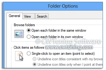 Disable folder Options menu - This tweak fits for Windows 8