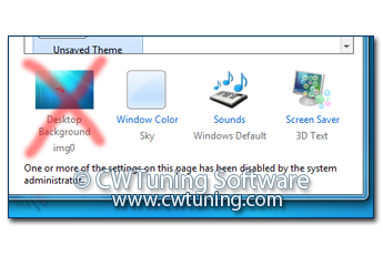 Restrict Wallpaper selection - This tweak fits for Windows Vista