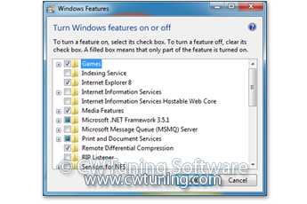WinTuning 7: Optimize, boost, maintain and recovery Windows 7 - All-in-One Utility - Turn Windows 7 features on or off