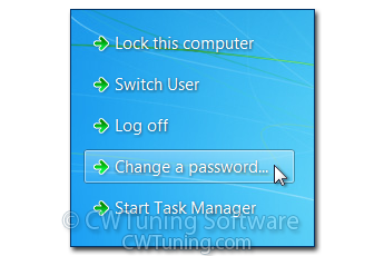 WinTuning 7: Optimize, boost, maintain and recovery Windows 7 - All-in-One Utility - Remove «Change a password» item