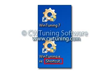 WinTuning 7: Optimize, boost, maintain and recovery Windows 7 - All-in-One Utility - Do not add a «... - Shortcut» string