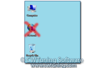 WinTuning 7: Optimize, boost, maintain and recovery Windows 7 - All-in-One Utility - Hide «Network» icon on desktop