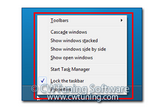 WinTuning 7: Optimize, boost, maintain and recovery Windows 7 - All-in-One Utility - Remove access to the context menus for the taskbar