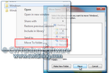 WinTuning 7: Optimize, boost, maintain and recovery Windows 7 - All-in-One Utility - Add «Move To folder...» item