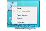WinTuning 7: Optimize, boost, maintain and recovery Windows 7 - All-in-One Utility - «Recycle Bin» icon