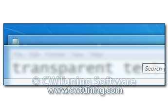 WinTuning 8: Optimize, boost, maintain and recovery Windows 8 - All-in-One Utility - Disable transparent glass