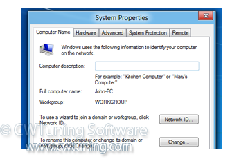 WinTuning 8: Optimize, boost, maintain and recovery Windows 8 - All-in-One Utility - Disable changing settings of System Restore