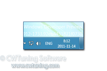 WinTuning 8: Optimize, boost, maintain and recovery Windows 8 - All-in-One Utility - Remove clock from the system notification area
