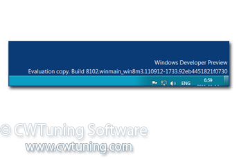 WinTuning 8: Optimize, boost, maintain and recovery Windows 8 - All-in-One Utility - Display the Windows version in the right bottom corner